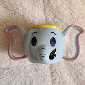 Disney Parks Dumbo The Flying Elephant Ears Handle Coffee Tea Mug Cup Emoji